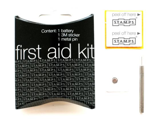First aid kit - sada k výměně baterie v hodinkách S.T.A.M.P.S.