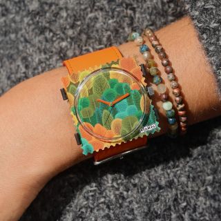 Listí padá, čas běží… A vaše hodinky S.T.A.M.P.S. září v barvách podzimu. ⏳✨ Ciferníček: Forest Řemínek: Classic Leather,...